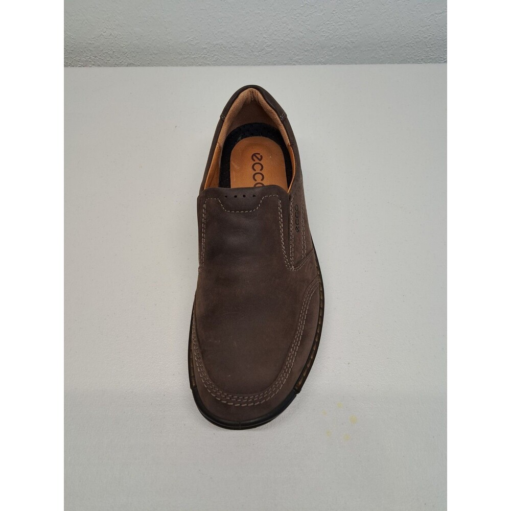 ECCO Men's Fusion Slip on Loafer Size 10.5-11 Brown Leather Left Shoe Only